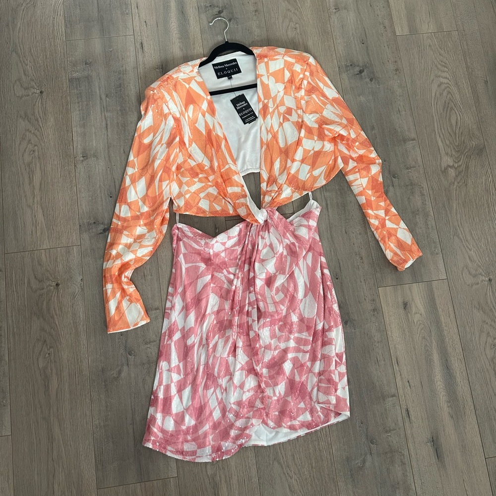 NWT Melissa Mercedes x Eloquii sequin dress